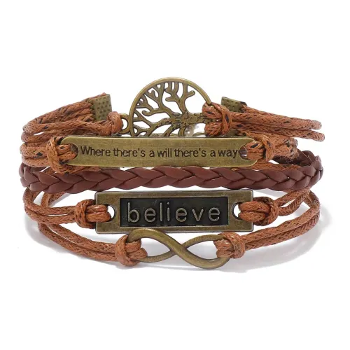 BLESSED BULLET Wax Cord Bracelets Unisex