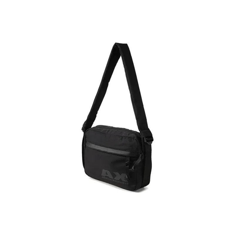 ARMANI EXCHANGEAE Polyester Crossbody Bag, Shoulder Bag Unisex Black-1