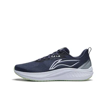 LiNing Red Hare 7 Cushioning Slip Resistant Support Lightweight Rebound Low Top Casual Running Shoes Men's Dark Blue