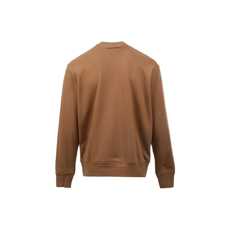 Zegna Logo embossed Cotton Sweatshirt-1