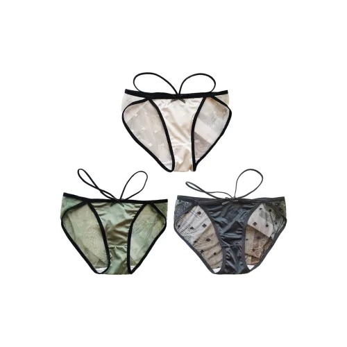 Flowers In Water Underpants Women's 3 Pack