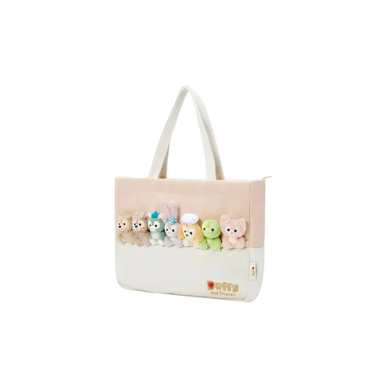 Disney Fabric Tote Canvas Bag Shoulder Bag Regular Women's Pink-1