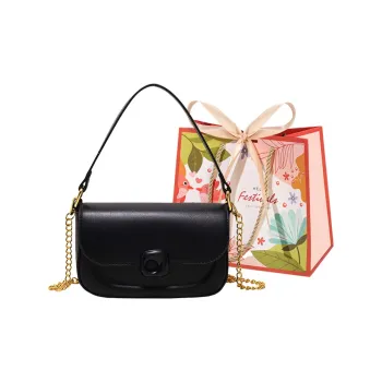 Cwatcun PU Shoulder Bag Regular Women's Black/White/Yellow/Pink