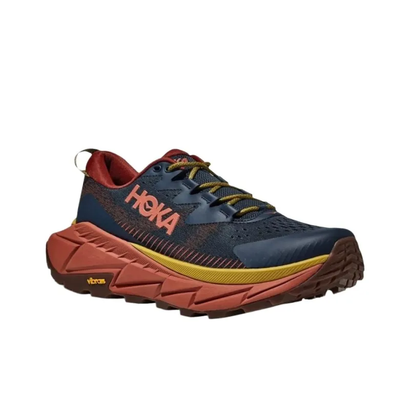 HOKA ONE ONE SKY  Float X Low Top Outdoor Shoes Men's Blue Red-2