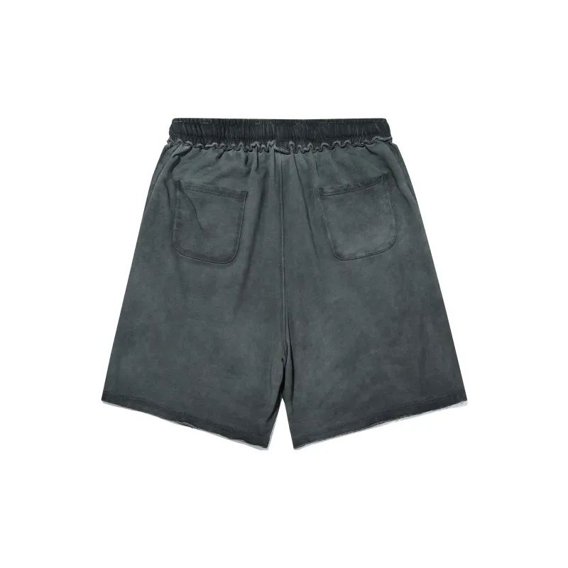 Guuka Minimalist Style Sports Casual Knee Length Pants Men's Gray-1