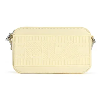 FILA Silicone Shoulder Bag Crossbody Bag Extra Small Women's Apricot Light Yellow