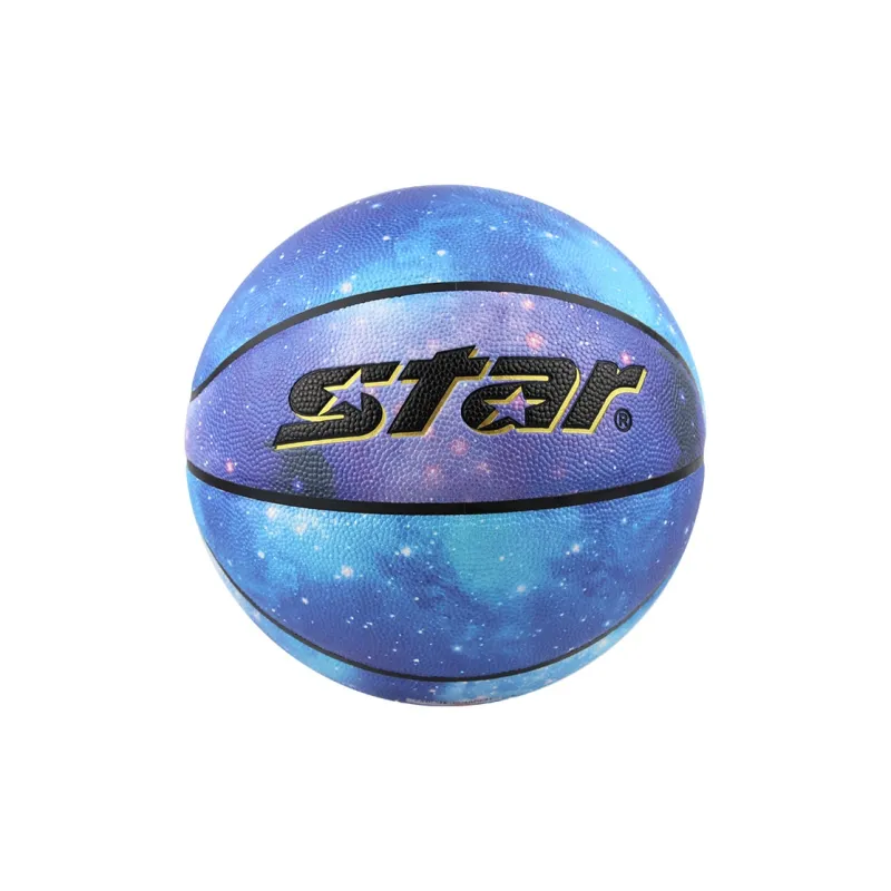 Star Synthetic Leather Basketball Starry Sky Size 7 Ball Training Unisex-3