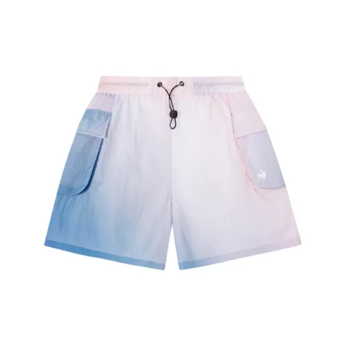 Le Coq Sportif Casual Shorts Women's Gray Blue