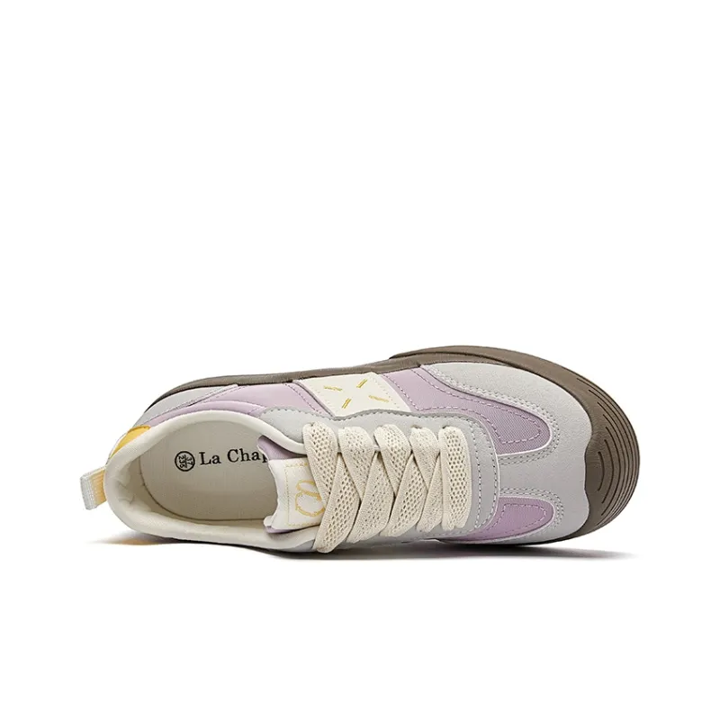 La Chapelle Wear resistant And Lightweight Low Top Skateboard Shoes Women's-6