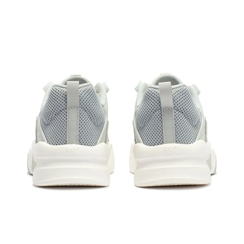 361° Cushioning Low Top Casual Shoes Women's Gray White-4