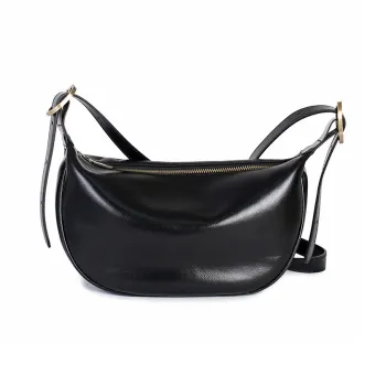 TTaG．baG Cow Leather Shoulder Bag Women's Black/Sunset Yellow/Green/White/Coffee