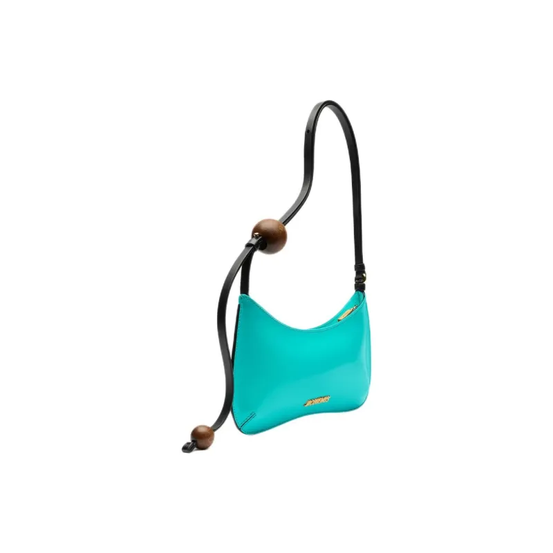 Jacquemus Calfskin Handbag Shoulder Bag Women's Turquoise-1