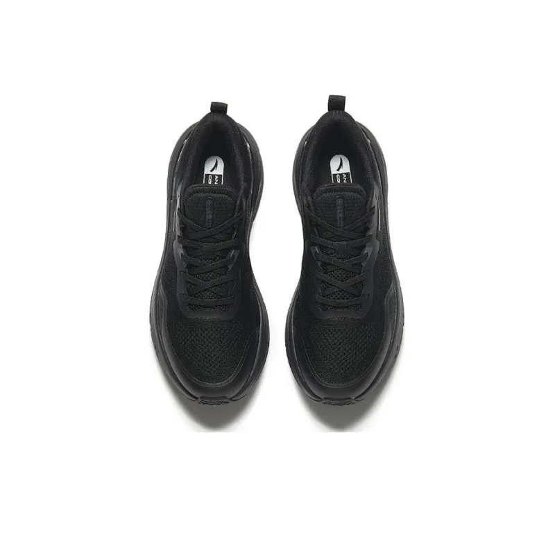 Anta Cushioning Low Top Running Shoes Men's Black-2