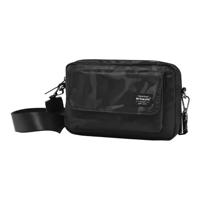 Yohji Kimura Oxford Crossbody Bags Men's Black/Camouflage Black-2