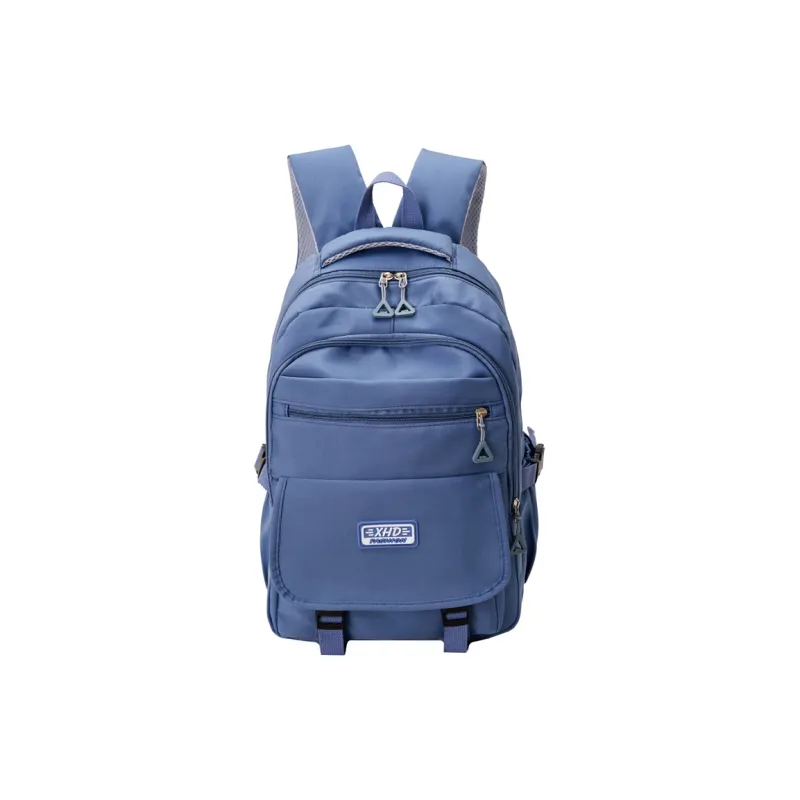 GEERDUN Nylon Backpack Unisex Black/Purple/Green/Blue/Pink-4