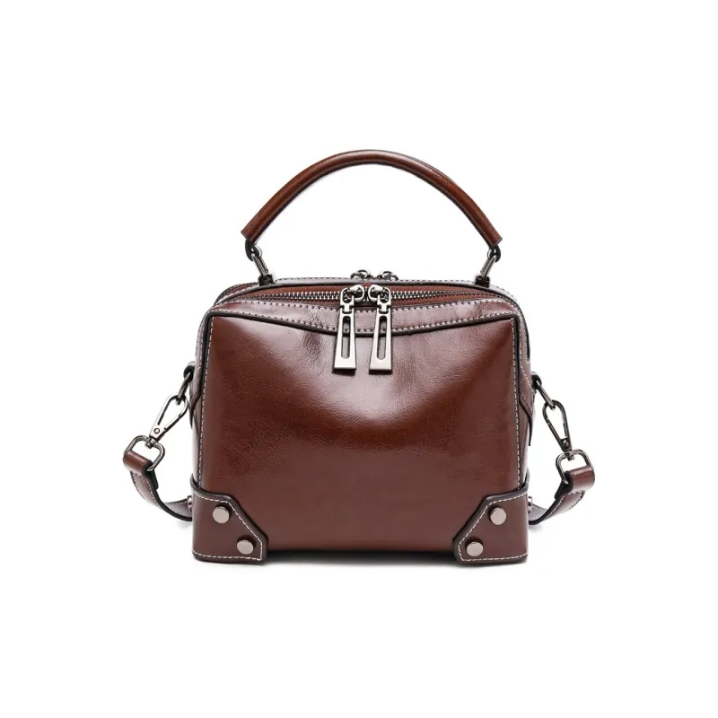 TTaG．baG Cow Leather Handbag Women's-9