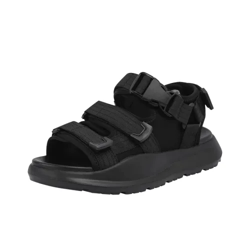 GXG Beach Sandals Men Black