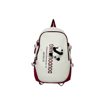 GEERDUN Nylon Backpack Tubas Unisex Black/Red/Blue
