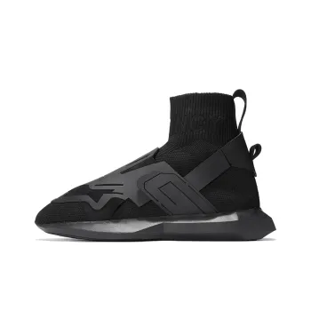 NORVINCY Casual Shoes Unisex Mid Top Black