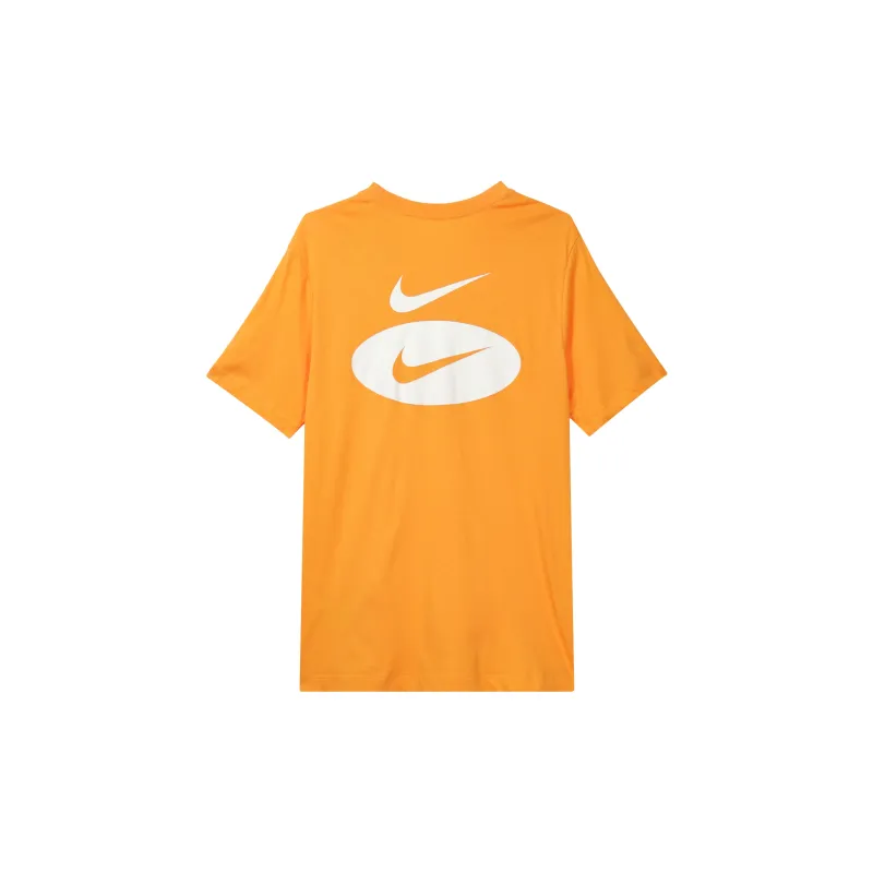 Nike Drop Shoulder Sleeve T Shirt Men's Orange-1