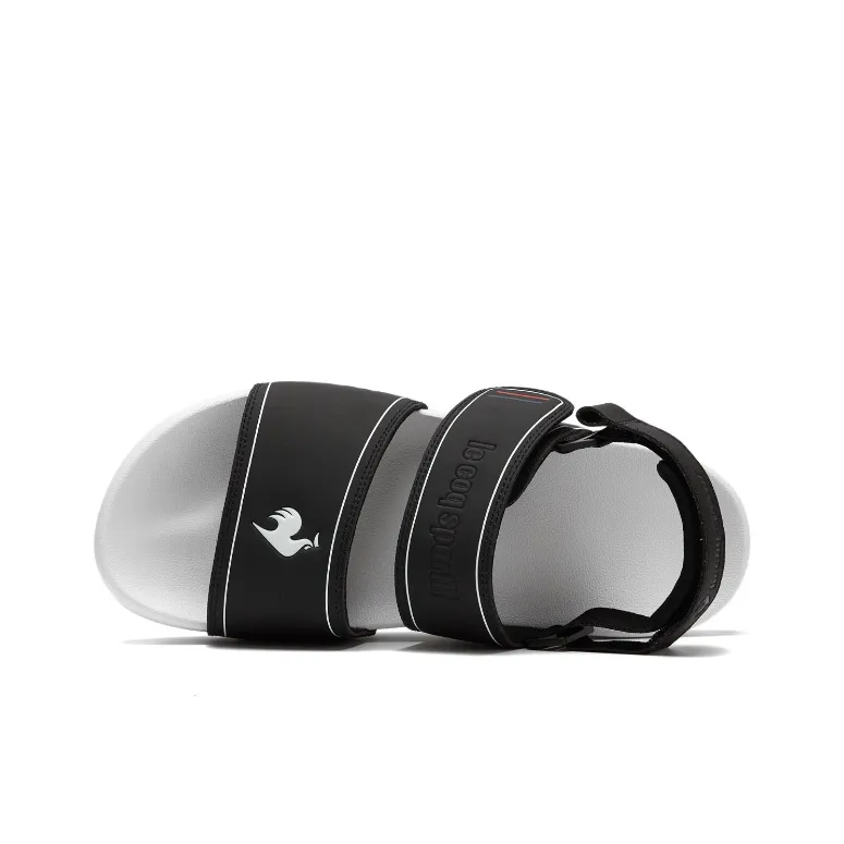 Le Coq Sportif Beach Sandals Unisex Black White-3
