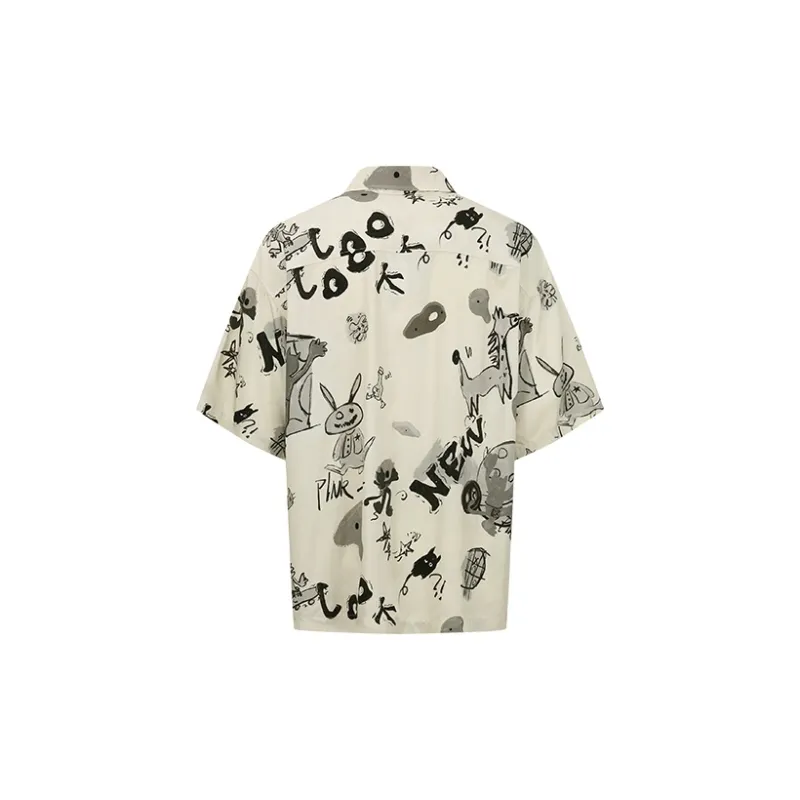 URBAN REVIVO Shirts Men Khaki-1