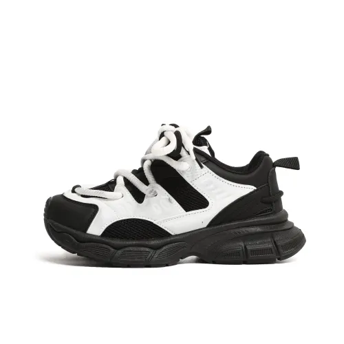 LXVB Slip-Resistant Breathable Low-Top Chunky Sneakers Women's