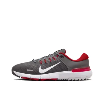 Nike Free Golf Next Nature Iron Grey University Red Smoke Grey White