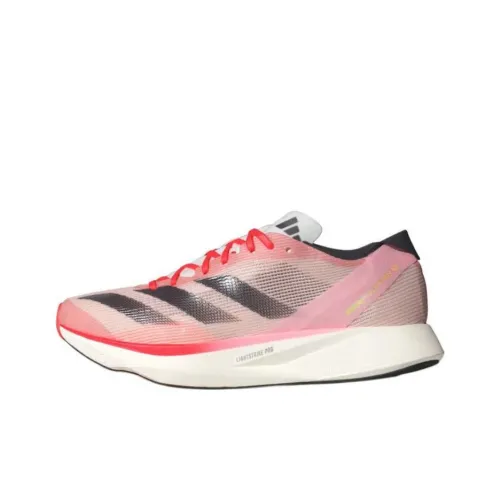 Adidas Adizero Takumi Sen 10 Running Shoes Women's Low-Top White/Pink/Black