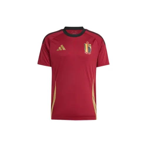 Adidas Belgium Soccer Jerseys Men Red