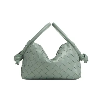 Bottega Veneta LOOP Cow Leather Handbag, Shoulder Bag, Crossbody Bag Small Size Women's Sage Green