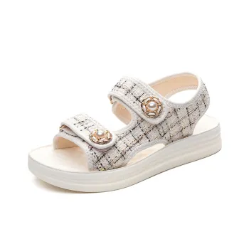 JNLVWA Beach Sandals Women's Black/Beige