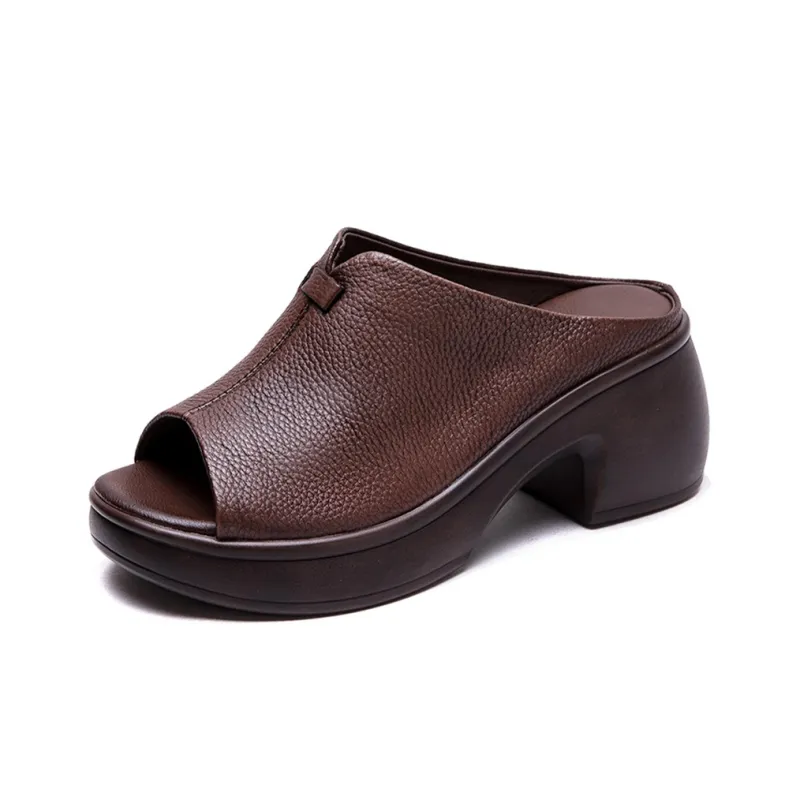 Jay Slide Slippers Women's Coffee/Black-1
