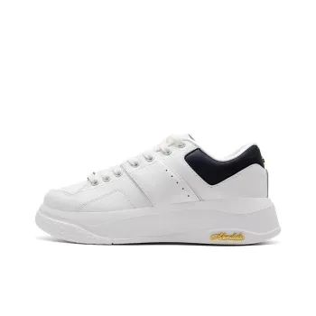 XTEP 1987 Collection Cushioned Slip-Resistant Low-Top Casual Shoes Women's White Black