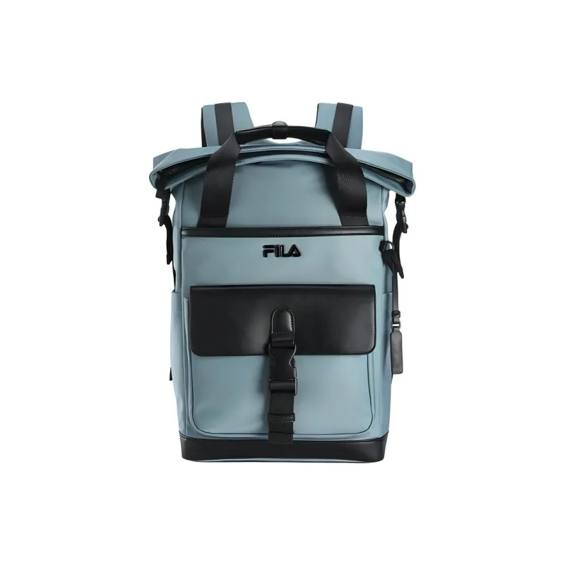 FILA Fabric Laptop Bag Backpack Extra Small Men's Arona Gray Blue-0