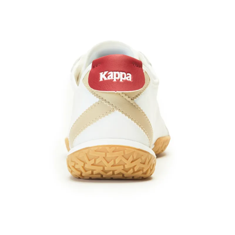 Kappa Anti Slip Wear Resistant Low Top Training Running Shoes Unisex White Red Brown-4