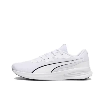 PUMA Night Runner V3 Anti-Slip Wear-Resistant Low-Top Casual Running Shoes Unisex White