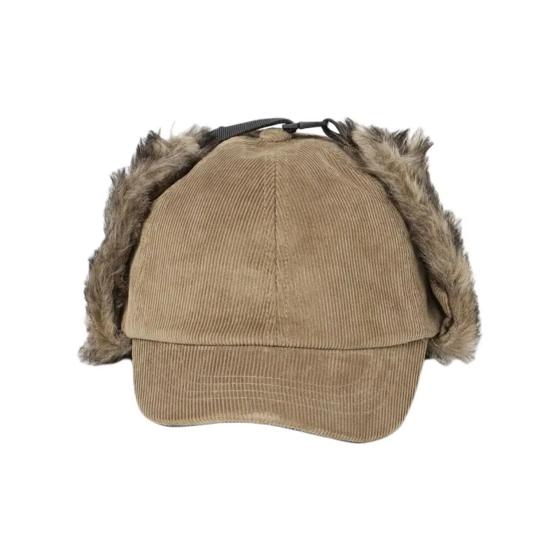 Beams Cotton Trapper Hats Men's Umber-1