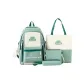 Green Four-Piece Set with Charm