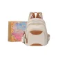 Apricot & Brown+Shopping Bag