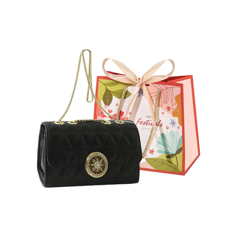 Cwatcun PU Shoulder Bag Crossbody Bag Regular Women's White/Black-6