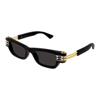 Bottega Veneta Bolt Rectangle Frame Sunglasses