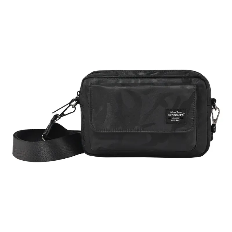 Yohji Kimura Oxford Crossbody Bags Men's Black/Camouflage Black-1