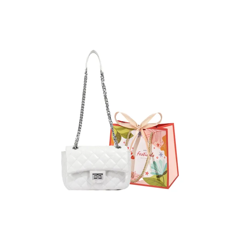 Cwatcun PU Crossbody Bag Women's White/Pink/Beige/Black/Brown/Coffee-0