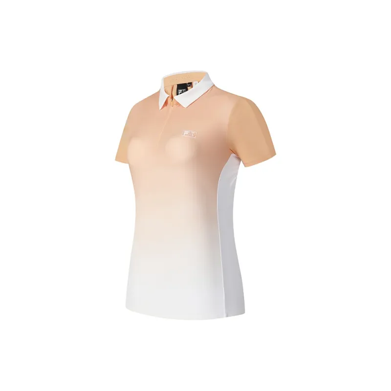 FILA Polo Shirts Women's Dark Star Yellow-1