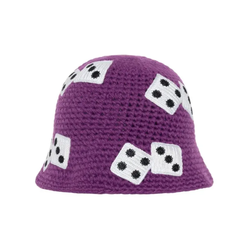 Stussy Dice Knit Bucket Hat-1