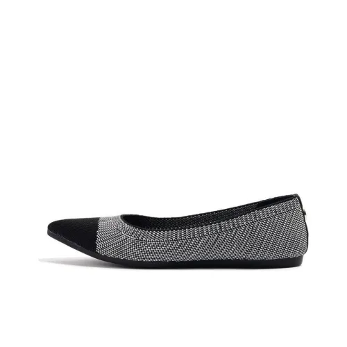 STEVE MADDEN Casual Single Shoes Women's Black White