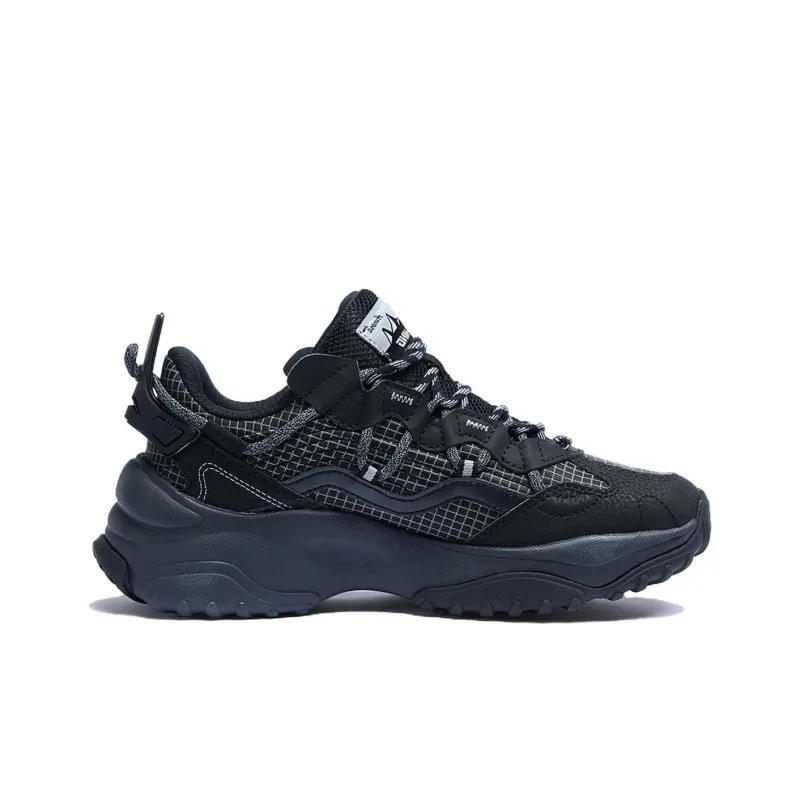 LiNing Aurora WindWalker Wear-Resistant Low-Top Casual Shoes Women's Black-1