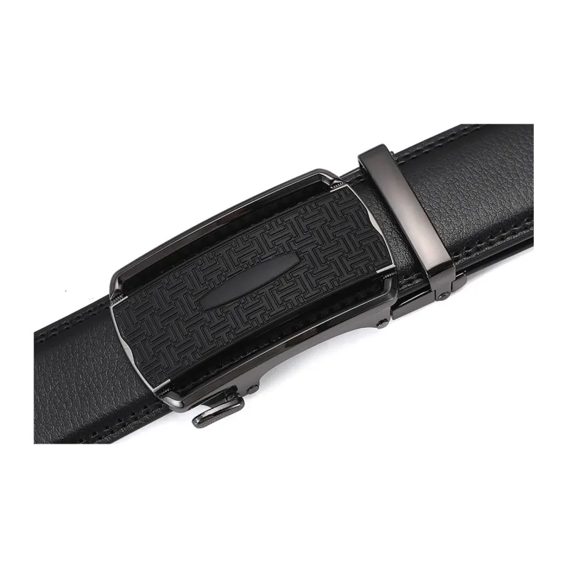 KENMO Subtle And Elegant Business Casual Convenient Automatic Buckle Width 3.5cm Gift Box Set Leather Belts Men's-4