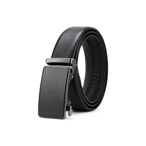 POLOMEISDO Business Casual Top Grain Cow Leather Belt Premium Luxury Brand Belt For Husband Men's Width: 3.5cm